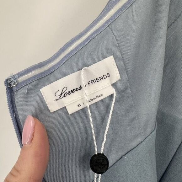 LOVERS + FRIENDS NWT Pelagic Strapless Maxi Dress Gown in Baby Blue‎ Size XS - Picture 11 of 15